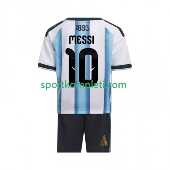 Argentina Djeca Domaći Nogometni Dres Lionel Messi 10 World Cup 2026 Kratki Rukavi