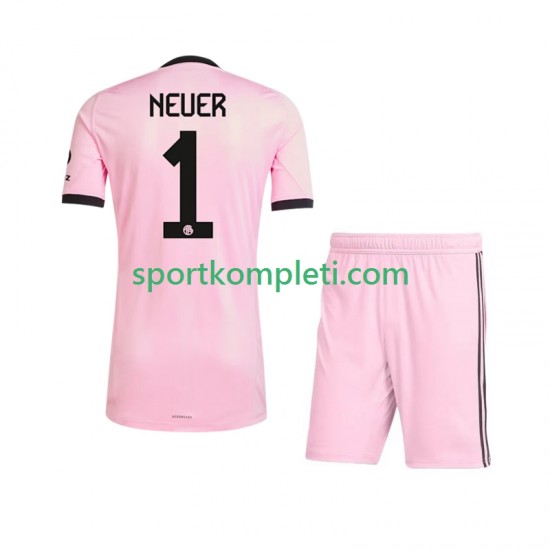FC Bayern München Vratar Djeca Treći Nogometni Dres Manuel Neuer 1 UCL 2025-2026 Kratki Rukavi