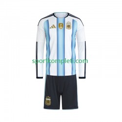 Argentina Djeca Domaći Nogometni Dres World Cup 2026 Dugi Rukavi