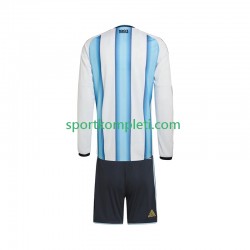 Argentina Djeca Domaći Nogometni Dres World Cup 2026 Dugi Rukavi