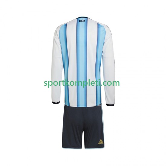 Argentina Djeca Domaći Nogometni Dres World Cup 2026 Dugi Rukavi