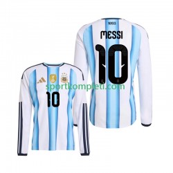 Argentina Muškarci Domaći Nogometni Dres Lionel Messi 10 World Cup 2026 Dugi Rukavi