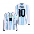 Argentina Muškarci Domaći Nogometni Dres Lionel Messi 10 World Cup 2026 Dugi Rukavi