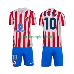 Atlético Madrid Djeca Domaći Nogometni Dres Alex Baena 10 2025-2026 Kratki Rukavi