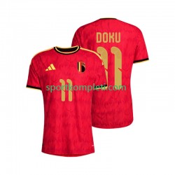 Belgija Muškarci Domaći Nogometni Dres Jeremy Doku 11 World Cup 2026 Kratki Rukavi