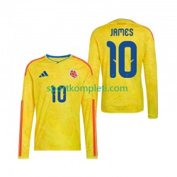 Kolumbija Muškarci Domaći Nogometni Dres James Rodriguez 10 World Cup 2026 Dugi Rukavi