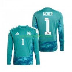 Njemačka Vratar Muškarci Domaći Nogometni Dres Manuel Neuer 1 World Cup 2026 Dugi Rukavi