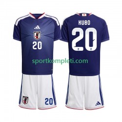 Japan Djeca Domaći Nogometni Dres Kubo 20 World Cup 2026 Kratki Rukavi