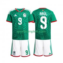 Meksiko Djeca Domaći Nogometni Dres Raul Jimenez 9 World Cup 2026 Kratki Rukavi
