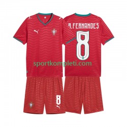 Portugal Djeca Domaći Nogometni Dres Bruno Fernandes 8 World Cup 2026 Kratki Rukavi