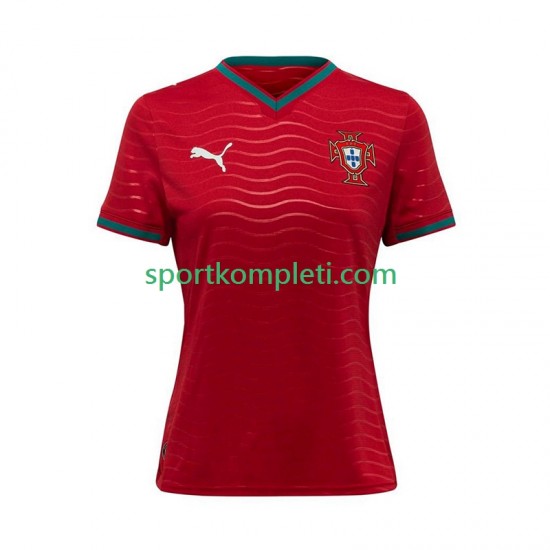Portugal Žene Domaći Nogometni Dres World Cup 2026 Kratki Rukavi