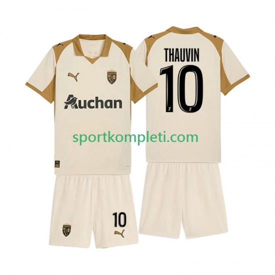 RC Lens Djeca Treći Nogometni Dres Florian Thauvin 10 2025-2026 Kratki Rukavi
