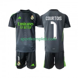 Real Madrid Vratar Djeca Treći Nogometni Dres Thibaut Courtois 1 2025-2026 Kratki Rukavi