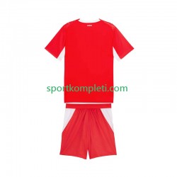 Švicarska Djeca Domaći Nogometni Dres World Cup 2026 Kratki Rukavi