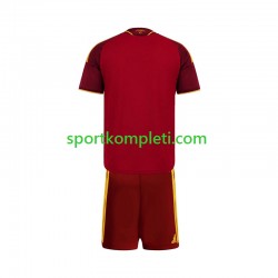 Roma Djeca Domaći Nogometni Dres 2026-2027 Kratki Rukavi