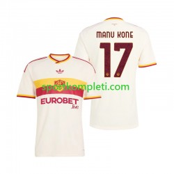 Roma Muškarci Gostujući Nogometni Dres Manu Kone 17 2026-2027 Kratki Rukavi