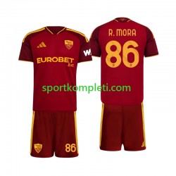 Roma Djeca Domaći Nogometni Dres Rodrigo Mora 86 2026-2027 Kratki Rukavi