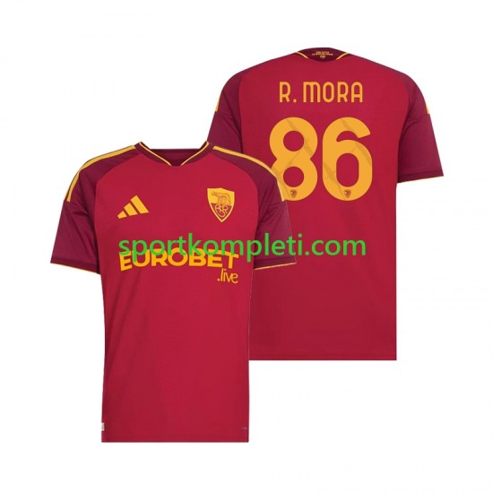 Roma Muškarci Domaći Nogometni Dres Rodrigo Mora 86 2026-2027 Kratki Rukavi