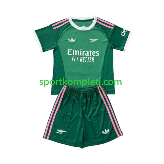 Arsenal Vratar Djeca Treći Nogometni Dres 2026-2027 Kratki Rukavi