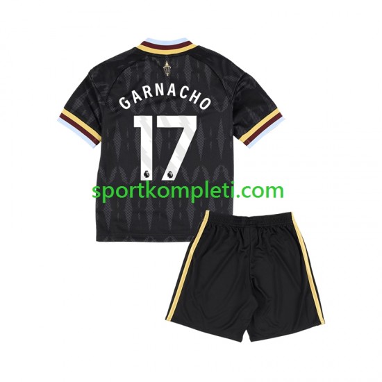 Aston Villa Djeca Gostujući Nogometni Dres Alejandro Garnacho 17 2026-2027 Kratki Rukavi