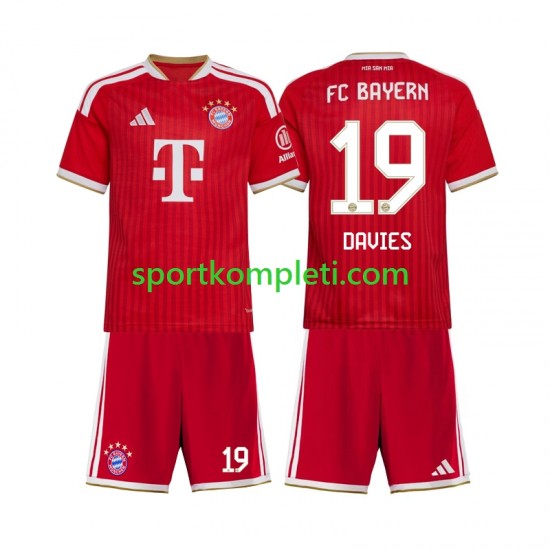 FC Bayern München Djeca Domaći Nogometni Dres Alphonso Davies 19 2026-2027 Kratki Rukavi