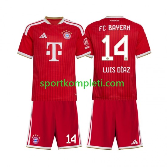 FC Bayern München Djeca Domaći Nogometni Dres Luis Diaz 14 2026-2027 Kratki Rukavi