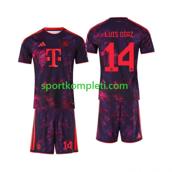 FC Bayern München Djeca Treći Nogometni Dres Luis Diaz 14 2026-2027 Kratki Rukavi