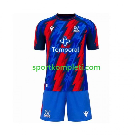 Crystal Palace Djeca Treći Nogometni Dres 2026-2027 Kratki Rukavi