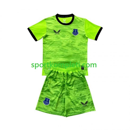 Everton Vratar Djeca Domaći Nogometni Dres 2026-2027 Kratki Rukavi