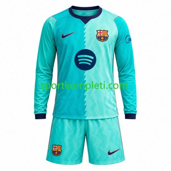 FC Barcelona Djeca Treći Nogometni Dres 2026-2027 Dugi Rukavi