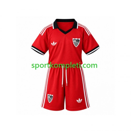 Sevilla FC Retro Djeca Domaći Nogometni Dres 2026-2027 Kratki Rukavi