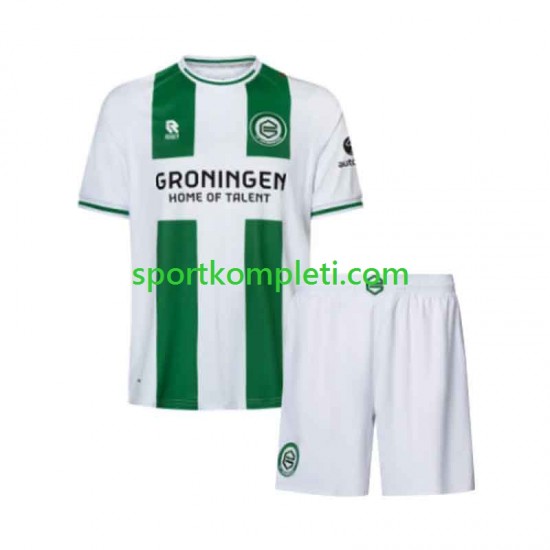 Djeca Domaći Nogometni Dres Groningen 2026-2027 Kratki Rukavi