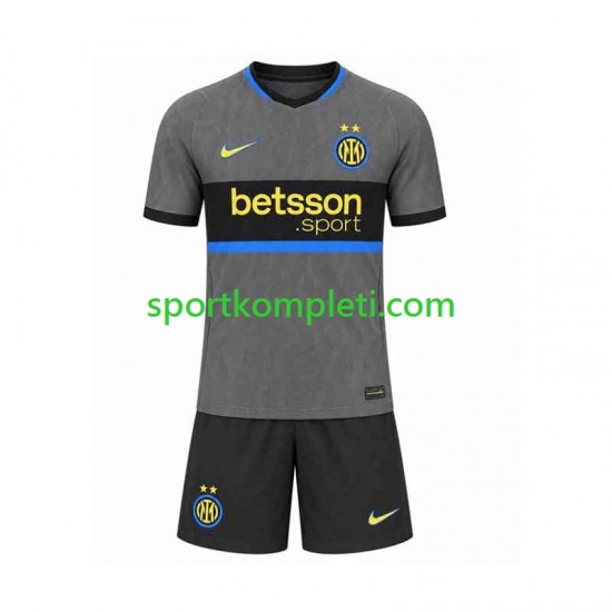 Inter Milan Djeca Treći Nogometni Dres 2026-2027 Kratki Rukavi