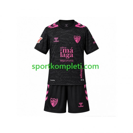 Málaga CF Djeca Treći Nogometni Dres 2026-2027 Kratki Rukavi