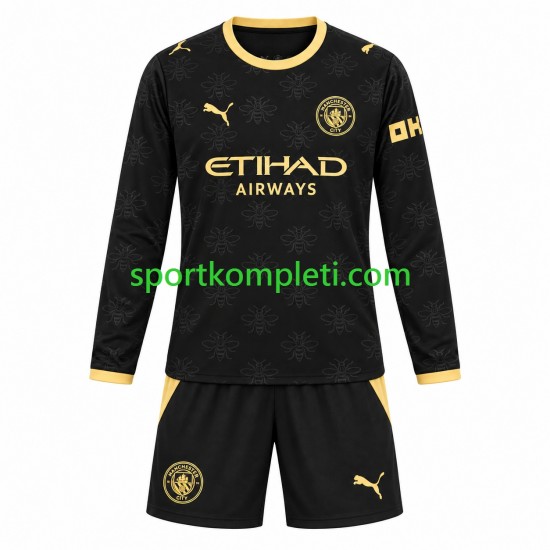 Manchester City Djeca Gostujući Nogometni Dres 2026-2027 Dugi Rukavi