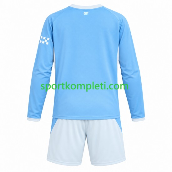 Manchester City Djeca Domaći Nogometni Dres 2026-2027 Dugi Rukavi
