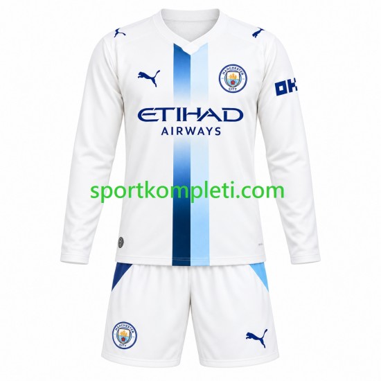 Manchester City Djeca Treći Nogometni Dres 2026-2027 Dugi Rukavi