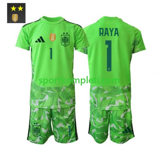 Španjolska Vratar Djeca Treći Nogometni Dres David Raya 1 2026-2027 Kratki Rukavi