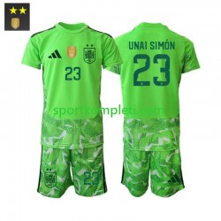 Španjolska Vratar Djeca Treći Nogometni Dres Unai Simon 23 2026-2027 Kratki Rukavi
