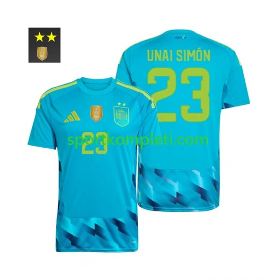 Španjolska Vratar Muškarci Domaći Nogometni Dres Unai Simon 23 2026-2027 Kratki Rukavi