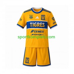 Djeca Domaći Nogometni Dres Tigres UANL 2026-2027 Kratki Rukavi