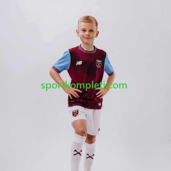 West Ham United Djeca Domaći Nogometni Dres 2026-2027 Kratki Rukavi