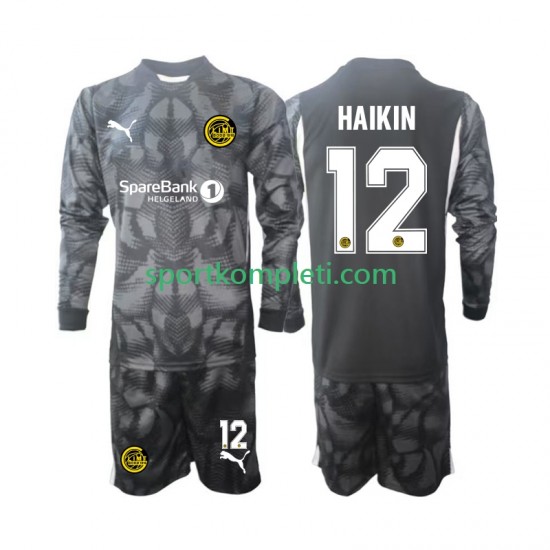 FK Bodø/Glimt  Vratar Djeca Domaći Nogometni Dres Nikita Haikin 12 2025 Dugi Rukavi