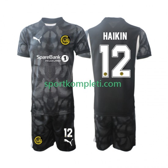 FK Bodø/Glimt  Vratar Djeca Domaći Nogometni Dres Nikita Haikin 12 2025 Kratki Rukavi