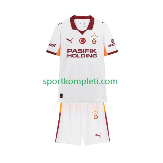 Galatasaray Djeca Gostujući Nogometni Dres 2025-2026 Kratki Rukavi