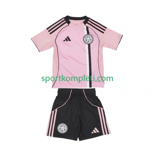 Leicester City Djeca Treći Nogometni Dres 2025-2026 Kratki Rukavi