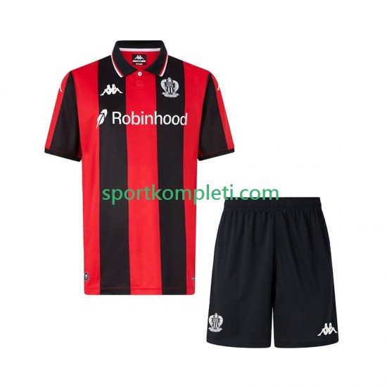 OGC Nice Djeca Domaći Nogometni Dres 2025-2026 Kratki Rukavi