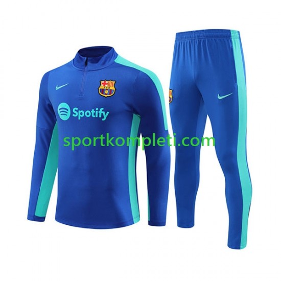 FC Barcelona Plava Komplet Sweatshirts 2023-2024 SKU001