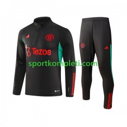 Manchester United Crno Komplet Sweatshirts 2023-2024