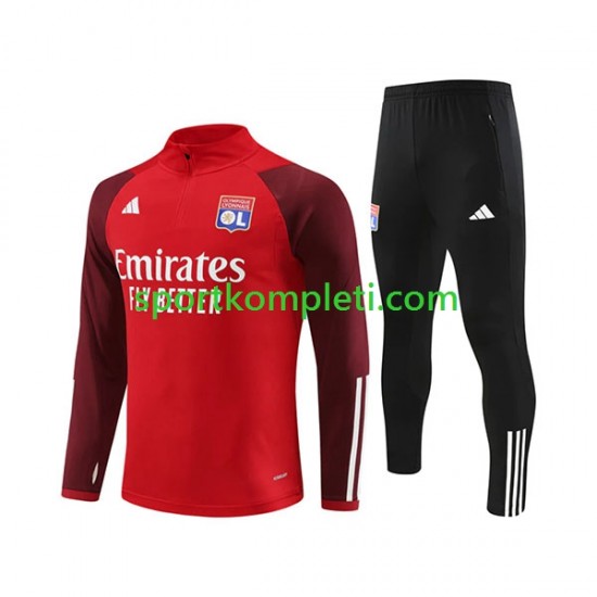 Olympique Lyonnais Crvena Komplet Sweatshirts 2023-2024